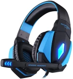 Στερεοφωνικά Ακουστικά KOTION EACH USB Gaming Headset Μαύρο με Μπλε Λεπτομέρειες