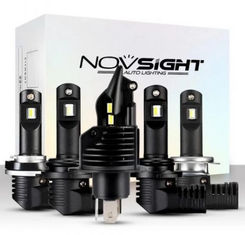 2x NOVSIGHT Λαμπτήρες LED Φώτα Πορείας Η7 6500K 60W 8000Lm A500 N20B