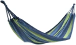 Μονή Αιώρα Υφασμάτινη Μπλε  Πράσινο - Single Camping Hammock