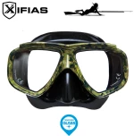 Xifias Καταδυτική Μάσκα Camo Παραλλαγής Σιλικόνης Tempered Glass με Θήκη Μεταφοράς