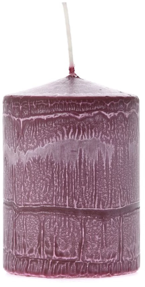 Κερί Κύλινδρος Μπορντώ Frosted 7x10cm - 28976368