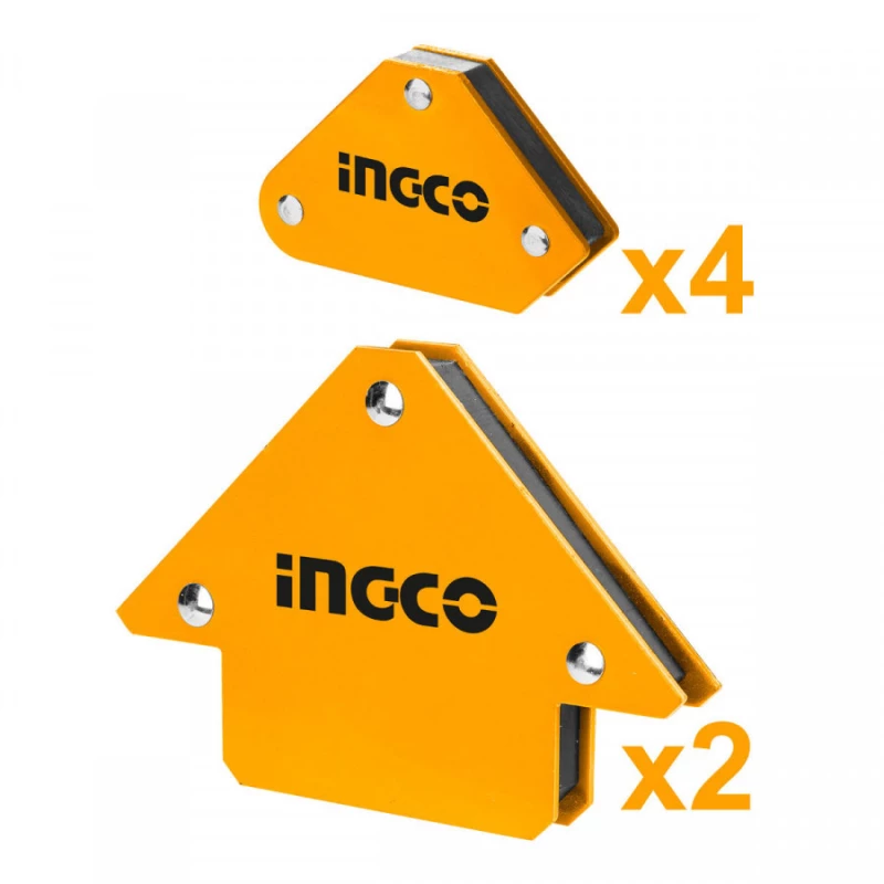 Σετ 6Τεμ Μαγνητική Γωνία Συγκόλλησης Ingco - AMWH6001