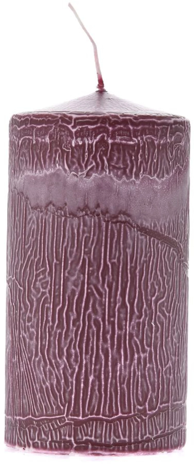Κερί Κύλινδρος Μπορντώ Frosted 7x14cm - 28976372