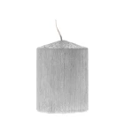Κερί Στρόγγυλο Ασημί 7x10cm - 28916002