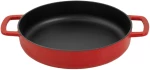 Sous-Chef Μαντεμένια Σωτέζα με Πλαϊνά Χερούλια 24cm - Red