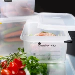 Foodies Πλαστικό Δοχείο Τροφίμων με Καπάκι 1000ml