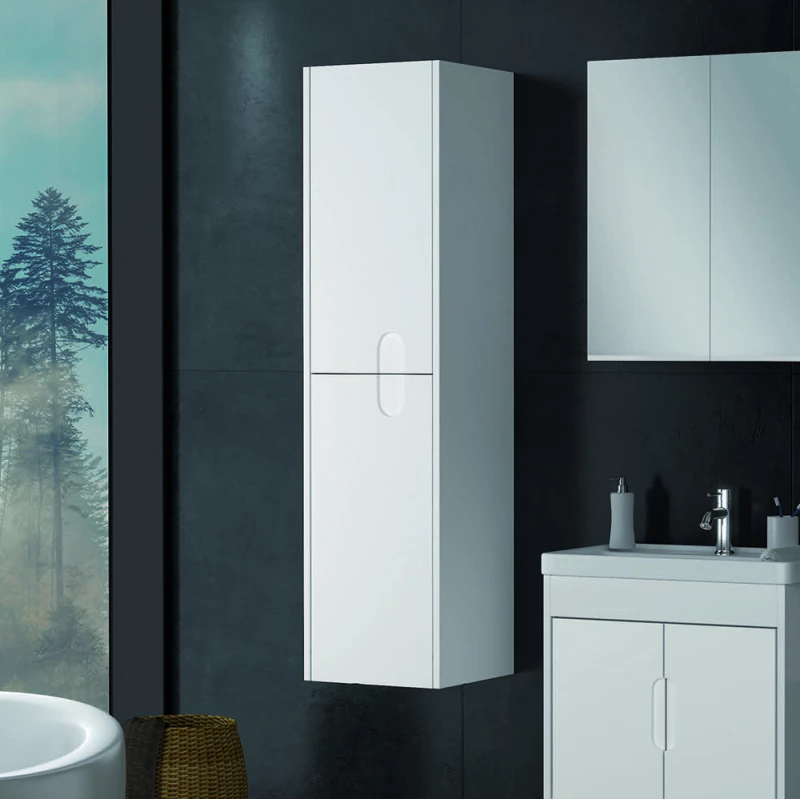 Στήλη ADA Λευκό MDF 18mm Λάκα 35 3CADA035WHM κρεμαστή 35x33x138