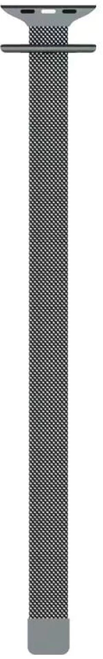 Techsuit - Watchband (W034) - Apple Watch 1 / 2 / 3 / 4 / 5 / 6 / 7 / 8 / SE (38mm / 40 mm / 41 mm) - Silver