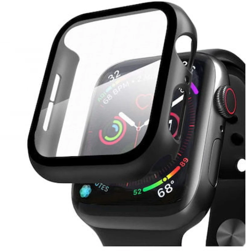 Προστασία Οθόνης Ρολογιού Fullbody για Apple Watch 45mm - Black