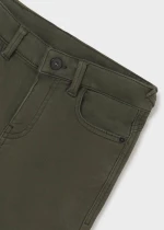 Mayoral Παντελόνι Λοξότσεπο Regular Fit ECOFRIENDS Soft, Χακί