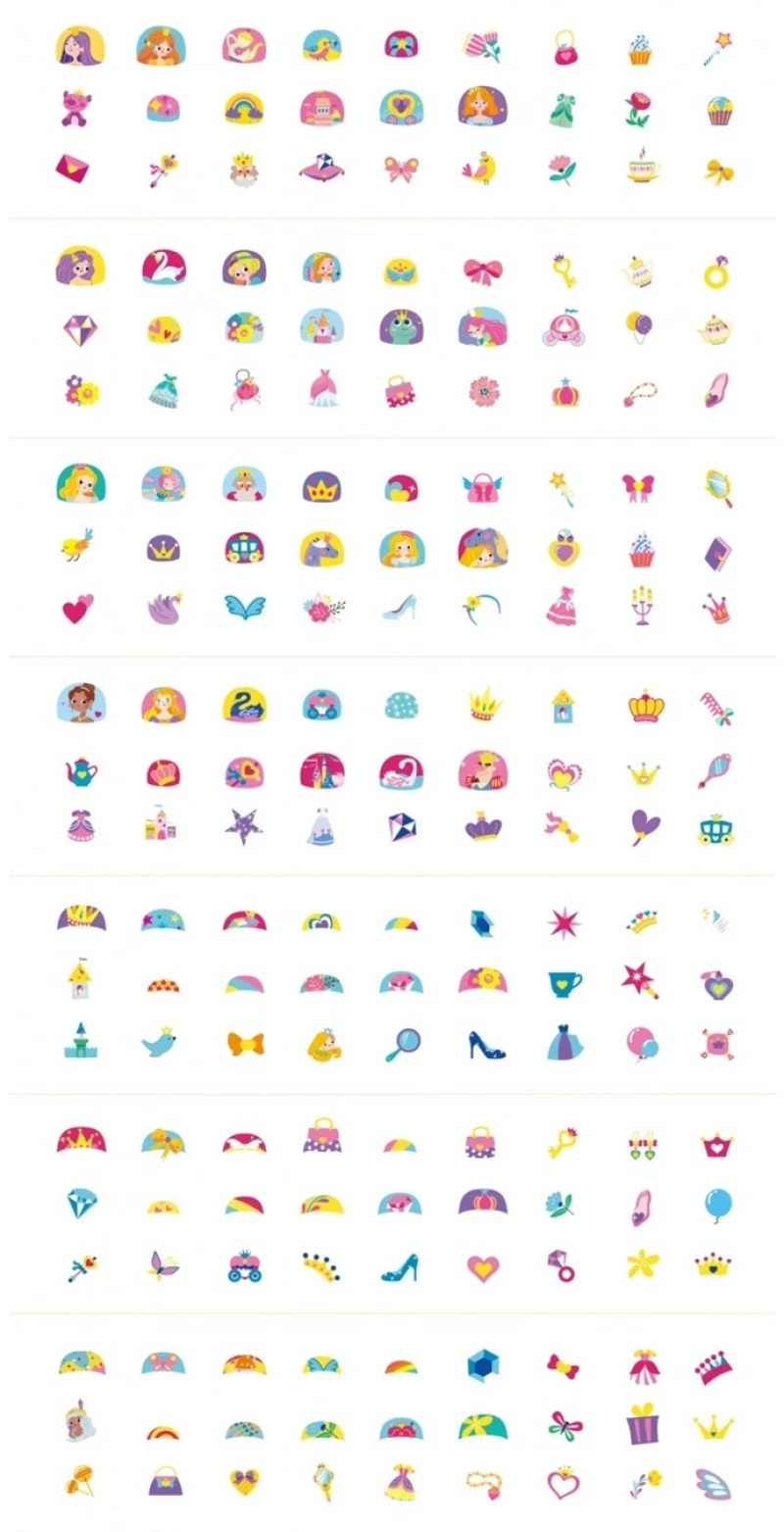 Avenir - Nail Stickers & Tattoos Princess