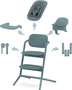 Cybex Καρεκλάκι Φαγητού Lemo Chair 4in1, Stone Blue