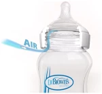 Dr. Brown's Natural Flow® Options+™ Πλαστικό Μπιμπερό Με Φαρδύ Λαιμό 270ml. Blue Trees
