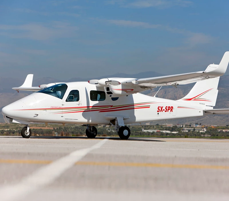 2x45΄ πτήσεις εθισμού με αεροπλάνο Tecnam P2006T, 2 άτομα!