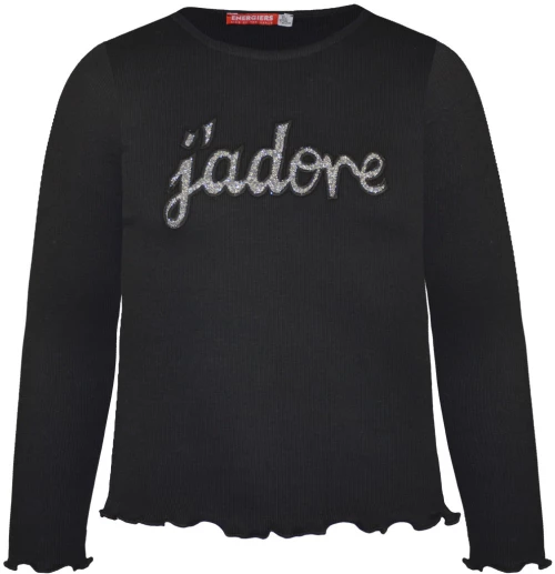 Μπλούζα "Jadore" μαύρη (Μαύρο)