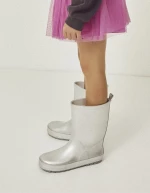 Γαλότσες "Silver" ασημί (Γκρι μελανζέ)