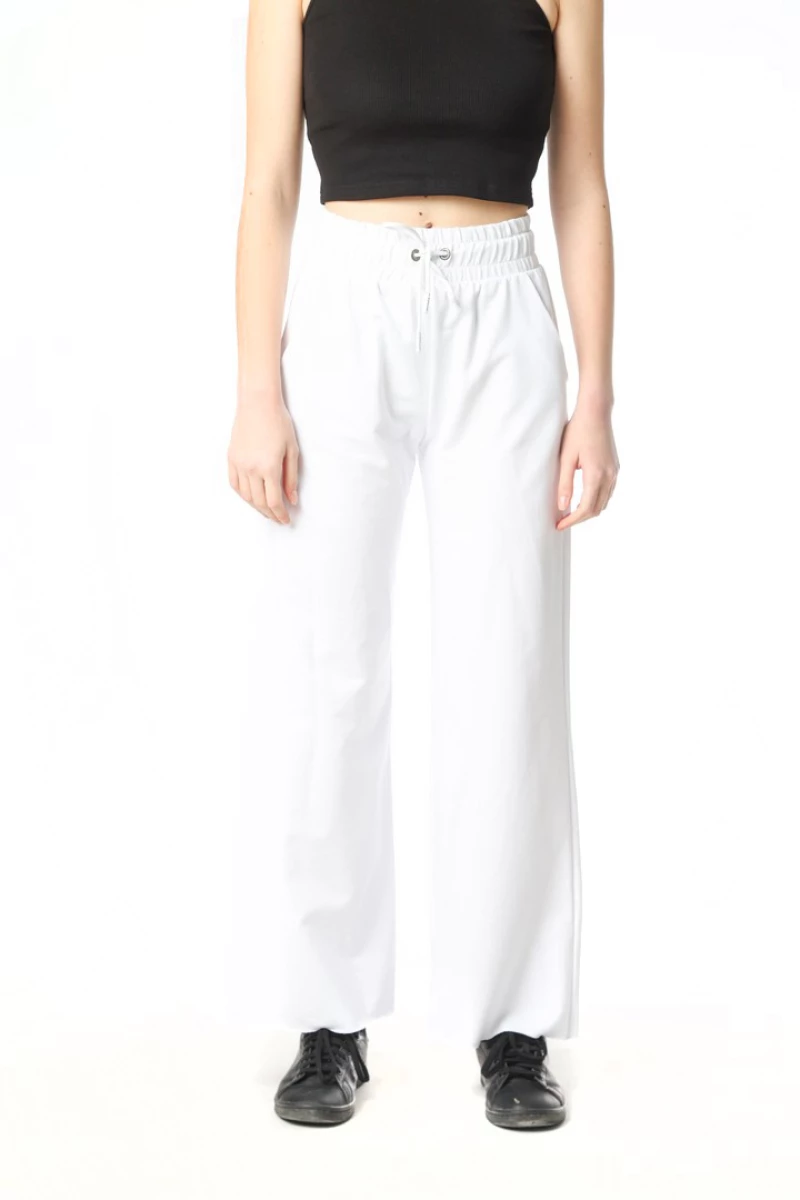 Παντελόνα εποχιακή "Stylish" λευκή (Λευκό)