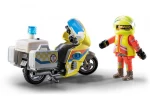 Διασώστης Με Μοτοσικλέτα 71205 Playmobil