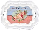 Δίσκος Πλαστικός Rose Garden  42.5x33Εκ