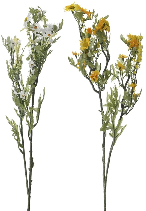 Κλαδί Τεχνητό Μαργαρίτα 2Τεμ 70Cm