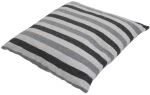 Μαξιλάρι Διακοσμητικό Multi Stripe Γκρι Χρώμα 40x40x8εκ Fylliana