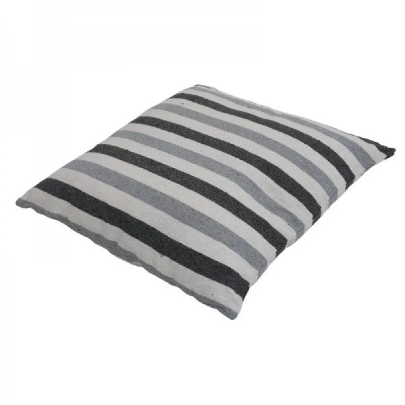 Μαξιλάρι Διακοσμητικό Multi Stripe Γκρι Χρώμα 40x40x8εκ Fylliana