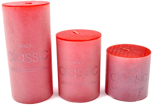 Κερί Παραφίνης Κόκκινο SH 7x7x15εκ