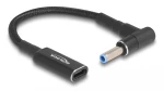 DELOCK καλώδιο τροφοδοσίας 60031  USB-C σε HP 4.5x 3.0mm  15cm  μαύρο