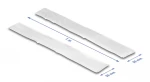 DELOCK αυτοκόλλητη ταινία τύπου Velcro 19061  1mx20mm  λευκή