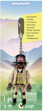 Playmobil Μπρελόκ Πυροσβέστης 70649