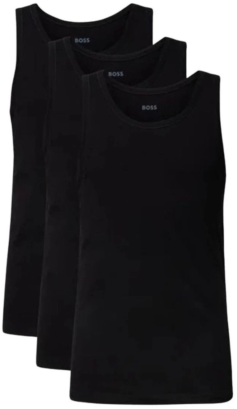 ΕΣΩΡΟΥΧΑ T-Shirt αμάνικα BOSS TankTop 3P Classic BLACK
