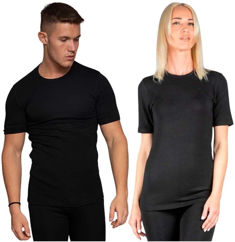 ΙΣΟΘΕΡΜΙΚΗ ΚΟΝΤΟΜΑΝΙΚΗ ΦΑΝΕΛΑ UNISEX N.C. 1178 - ΜΑΥΡΗ