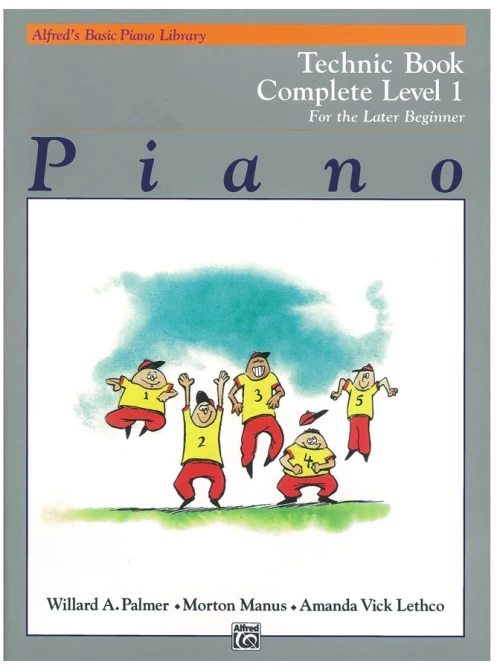 Alfred's Basic Piano Library - Technic Book, Complete Level 1 (1A/1B) (Αγγλική Έκδοση)