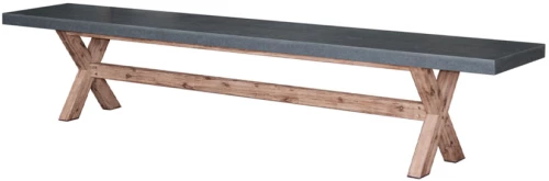 281965 CAMIRO ΠΑΓΚΑΚΙ CEMENT 220X40XH45CM