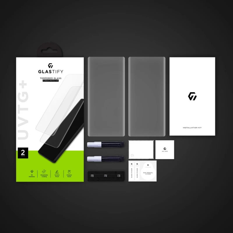 HARTOWANE GLASTIFY UVTG+ 2-PACK Τζαμάκι για GALAXY S22 ULTRA