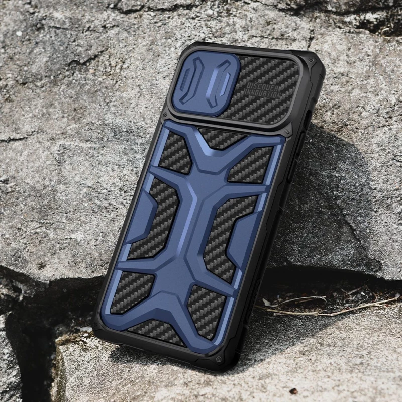 Nillkin Adventruer Case case Θήκη για iPhone 13 Pro armored cover with camera cover red*
