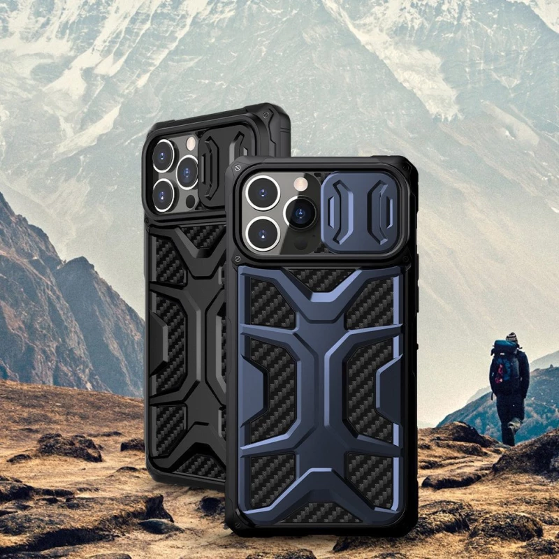 Nillkin Adventruer Case case Θήκη για iPhone 13 Pro armored cover with camera cover red*