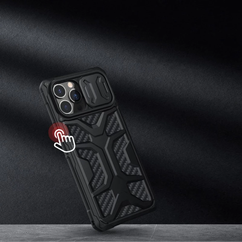 Nillkin Adventruer Case case Θήκη για iPhone 13 Pro armored cover with camera cover red*