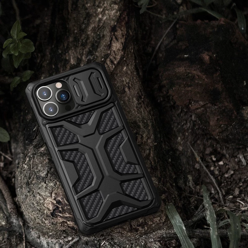 Nillkin Adventruer Case case Θήκη για iPhone 13 Pro armored cover with camera cover red*