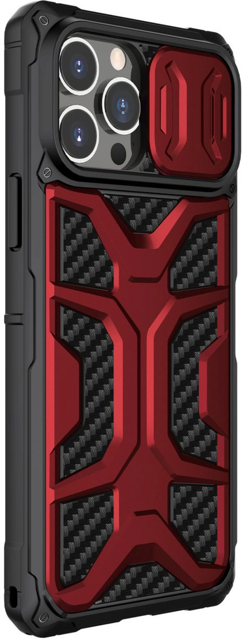 Nillkin Adventruer Case case Θήκη για iPhone 13 Pro armored cover with camera cover red*