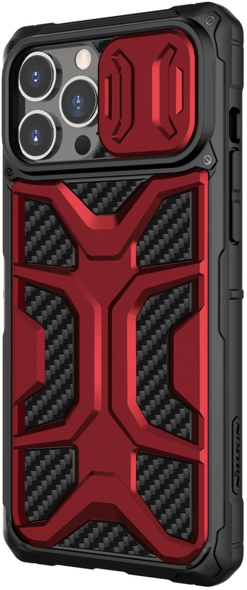 Nillkin Adventruer Case case Θήκη για iPhone 13 Pro armored cover with camera cover red*