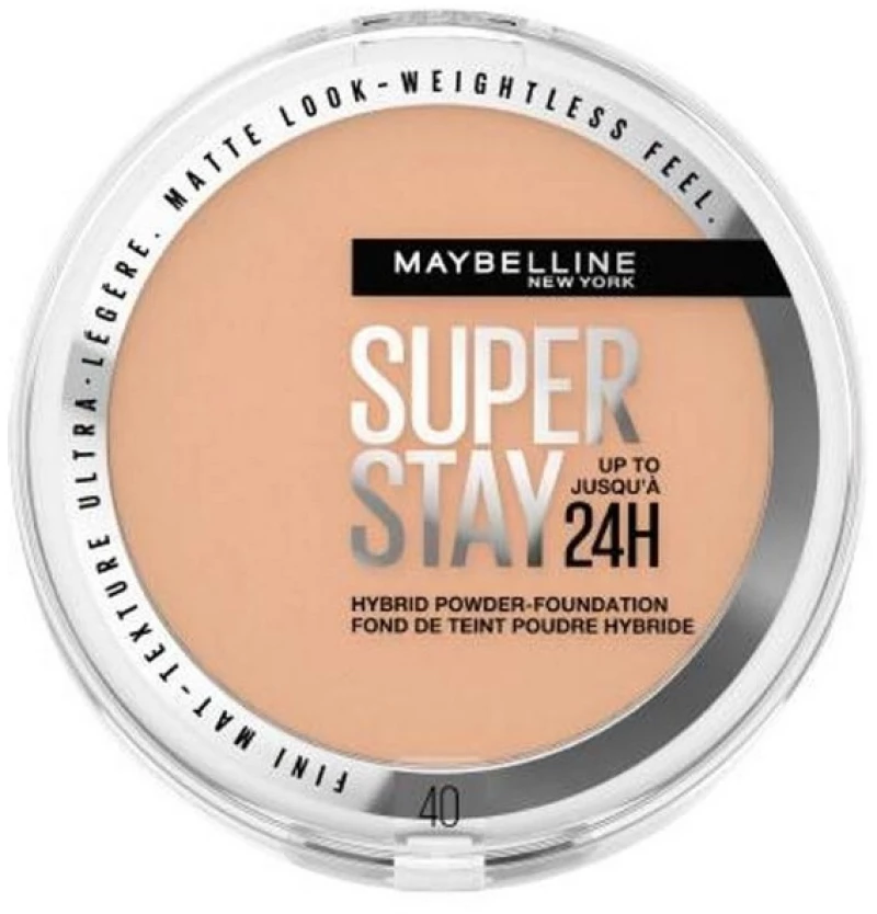 Maybelline New York Superstay 24H Hybrid Powder Foundation 9gr - 40