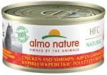 Almo Nature HFC Natural Can 70gr με Κοτόπουλο και Γαρίδα
