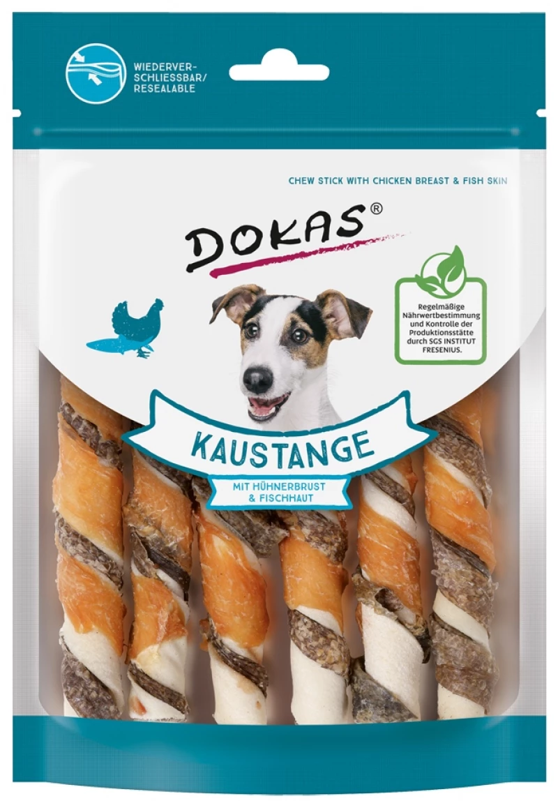 Λιχουδιές Dokas Chew Sticks with Chicken Breast and fish skin 150gr