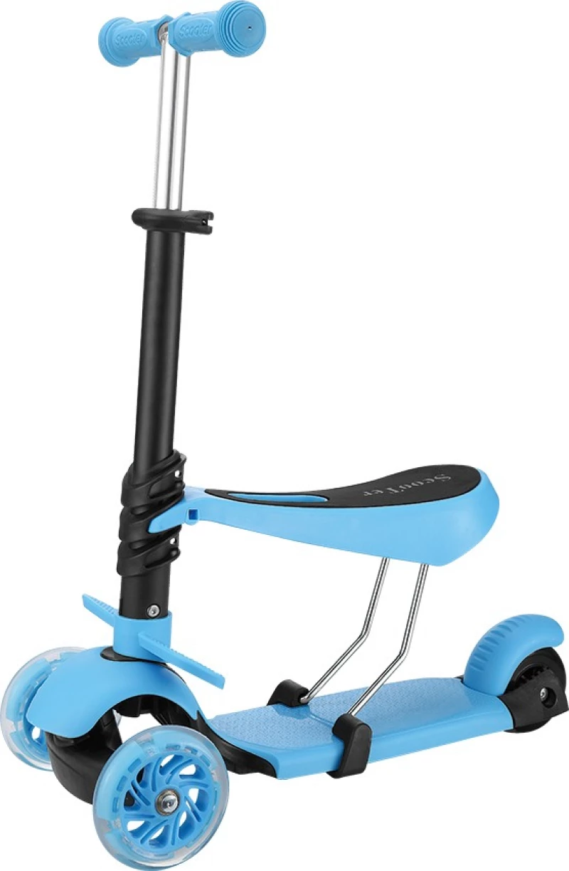 Nils Extreme G&C Πατίνι Τρίτροχο 2 Σε 1 Fun S979A Μπλε #GC-S979A BLK