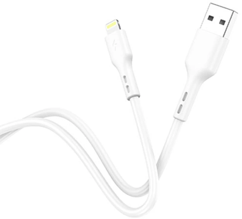 LAMTECH CHARGING CABLE iPhone 5/6/7 1m WHITE