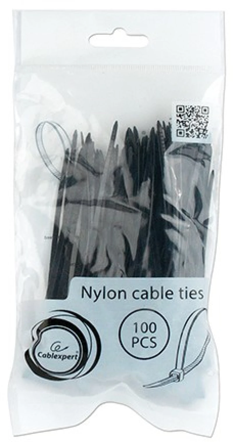 CABLEXPERT NYLON CABLE TIES 150x3,6MM UV RESISTANT (100PCS/BAG)