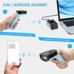 NETUM DS7500 2D WIRELESS 2.4Ghz BARCODE SCANNER HANDS FREE AUTOMATIC QR CODE READER