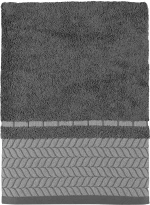 ΠΕΤΣΕΤΑ FROND ANTHRACITE Μαύρο Πετσέτα χεριών: 30 x 50 εκ. MADI