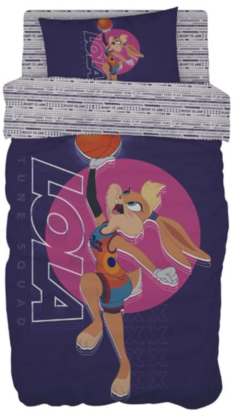 ΣΕΤ 3 ΤΕΜΑΧΙΩΝ ΠΑΙΔΙΚΑ ΣΕΝΤΟΝΙΑ LOLA BUNNY WARNER BROS 165X250CM ΜΟΝΗ (165X250CM)